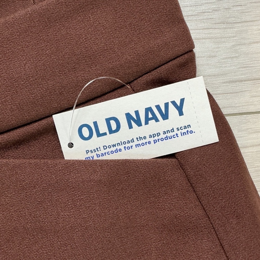 Old Navy Pixie Super Wide Leg Pants Women 14 Tall Brown New With Tags - Picture 5 of 8